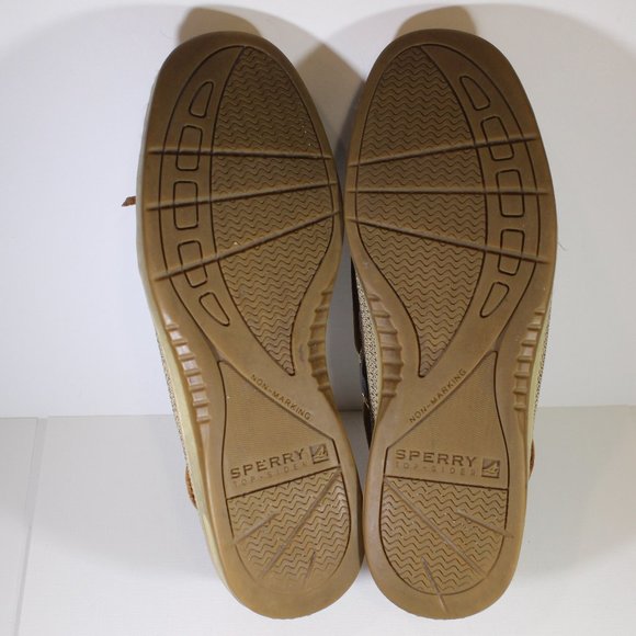 *SOLD* SPERRY Topsider Boat Shoe Leather Anchors 7 - Picture 8 of 9